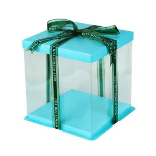 全透明蛋糕盒4寸6寸8寸10寸12寸14寸單層 雙層加高網紅生日蛋糕盒