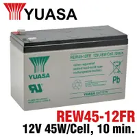 在飛比找PChome24h購物優惠-【YUASA】REW45-12 鉛酸電池12V45W POS