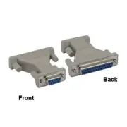 DB9 Female/DB25 Female LoopBack Tester Troubleshoot/Diagnose RS-232 Serial Port