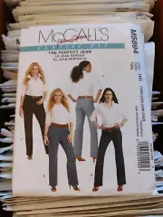 McCall' 5894 Sewing Pattern Plus Size Women' Perfect 5 Pocket Jeans 18 20 22 24