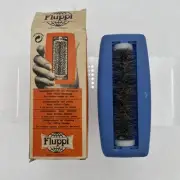 Vtg German Fluppi Red Brush Sweeper Lint Brush Roller Made In Germany NOS Blue