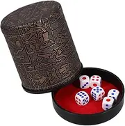 ERINGOGO Dice Cup for Gaming Mute Dice Cup High Capacity Dice Shaker Material Durability