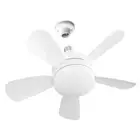 Ceiling Fan with LED Light 5 Blades Small Ceiling Fan Timing for Bedroom Hallway