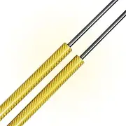 Gas Springs for Mitsubishi for Montero for Sport (K80/K90/PA/PA II) SUV 1996-2006 Lift Supports Gas Springs Rear Tailgate Shock Qty(2) Trunk Struts Gas Struts(Yellow Carbon Fiber)