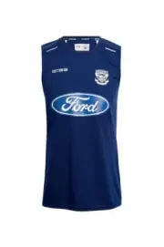 Geelong Cats 2025 Navy Training Singlet Sizes XS - 3XL Tank Top AFL COTTON:ON
