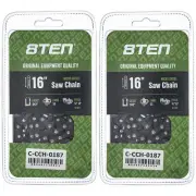 Micro Chisel Chainsaw Chain 16 Inch .043 3/8 LP 55DL for Stihl MS 170 180 2 Pack