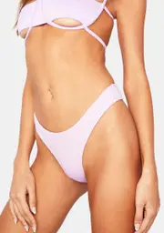[Frankies Bikinis] Katarina Plisse Cheeky Bikini Bottoms