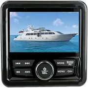 Avutrel Marine Boot Stereo MP5 Media Player, Waterproof Audio Video Player with Radio Receiver, 4.1 Inch Display, Bluetooth 5.0, for Boats, Yachts, Cars, Trucks, and More