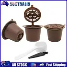 6Pcs Refillable Reuse Coffee Capsule Filters for Nespresso Machine (Coffee)
