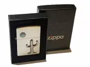 Genuine Zippo Lighter Desert Afternoon 2006 Model High Polish ChromeCollectible