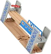 Train Track Bridge Wooden Toys for Toddlers 3 Year Old Boys Girls Train Accessory