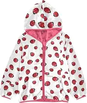 [Caihoyu] Boy Hooded Fleece Jacket Stylish Baby Boy Clothes Children Coats For Toddler Girls