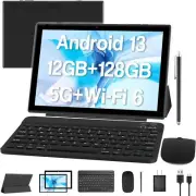2023 Newest Android 13 Tablet 10 Inch, 12GB RAM+128GB ROM/1TB Expandable Tablet