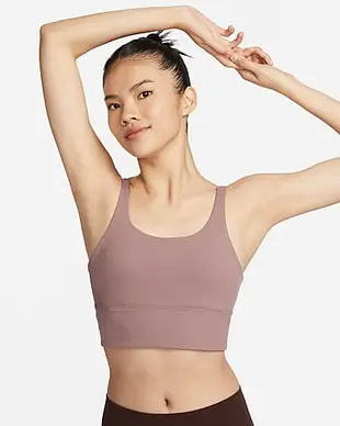 Nike Zenvy 羅紋 女款輕度支撐型襯墊長版運動內衣