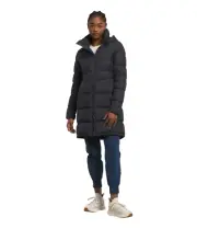Women's The North Face Grey Metropolis 550 Down Parka Coat Jacket New $300