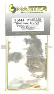 MASAM48166 1:48 Master Model - Spitfire Mk.Vc Browning .303 Barrel Tips &