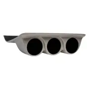 GlowShift Tan Triple Under Dash Gauge Pod for 99-04 Ford Super Duty F250 F350