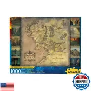 AQUARIUS Lord of the Rings Map Puzzle (1000 Piece Jigsaw Puzzle) - Glare Free