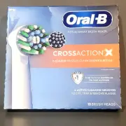 Oral B Cross Action Maximiser Replacement Electric Brush Head 10 pack 31148335S0