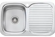 Oliveri LakeLand Single Left Hand Bowl Inset Sink With Drainer LL116