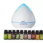 NNEDSZ Purespa Diffuser Set With 10 Pack Diffuser Oils Humidifier Aromatherapy -