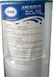 AMIBRON Replacement Filter for Pool and Spa - A35B