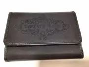 Vintage VERSACE JEANS Ladies BLACK EMBROIDERED WALLET w/ Tag