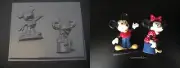 MICKEY & MINNIE MOUSE Large Chocolate Soap Mold