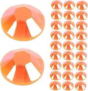 DIY Craft Rhinestones 5mm Flatback Resin Jelly Rhinestones for Bottle Cup Coffee Mugs Decorative Fall Pumpkin Gems