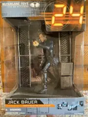 2007 McFarlane Toys Jack Bauer 24 Action Figure with Diorama NEW SEALED *Read