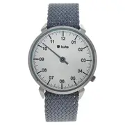 Kulte KUTPGR Mister - Silver/Grey Nylon Strap Watch by Kulte for Unisex - 1 Pc Watch