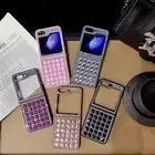 For Samsung Galaxy Z Flip6 Flip5 Flip4 Flip3 Glitter Sprakle Bling Diamond Case