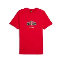 在飛比找momo購物網優惠-【PUMA官方旗艦】法拉利車迷系列圖樣短袖T恤 男性 623