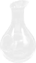 MUCKLILY Wine Decanter Inclined Mouth Design Wine Bottle Pourers Modern Elegant for Settings
