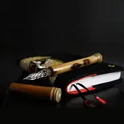 Handmade Bamboo Dip Pen Crystal Calligraphy Pen Signature Dipped Pen for Artist,Writing Drawing Glass pen