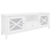 Hampton ETU Large 2 Door 1 Drawer - Niche White