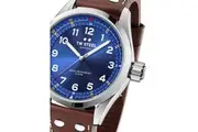 TW Steel SVS102 Blue Dial Brown Leather Unisex Watch