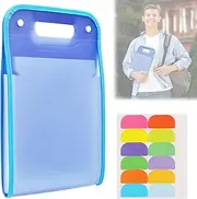 A4 13 Compartments Dwafill Document Folder A4 with Index Tabs, School Supplies, Document Organiser, for Storing Information, Files, Office, Document Organiser Travel