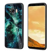 Bakeey Colorful Tempered Glass Back TPU Frame Case for Samsung Galaxy S8/S8Plus S8 05