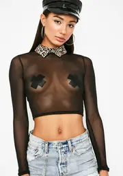 Lingering Thoughts Sheer Top