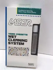 LASER Video Cassette VHS Wet VCR Cleaning System 1991 Swire Magnetics - Sealed