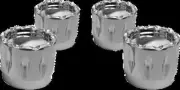 Avon Cylinder Head Bolt Covers Set Rival Chrome 4pc for Softail Springer 01-03