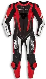 Motorcycle Leather Racing Suit Full Body Protection Motorcycle Cow Hide Leather 2-Pieces Racing Suit For Professional Bikers
