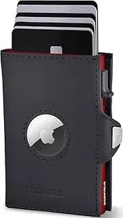 [SF SCOFIELD] Duality Airtag Wallet with Coin Compartment, Wallet for 8-9 Cards, Men's Wallet with RFID Protection, Slim Wallet, Smart Wallet, Card Case with Air Tag Compartment, Wallet