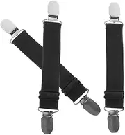 FONDOTIN Ankle Strap for Riding Steel Toe Cap Clip Pant Jeans Waist Leg Garter Sturdy and Easy to Use