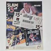 NBA ShootOut 99 Sony PlayStation 1 PS1 Jason Kidd Print Ad/Poster Promo Art