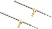 HONITANO 2pcs Cello Bow Screw Durable Repairing Screw for String Instruments Easy to Use Accessory for Cello Bow Frog Replacement