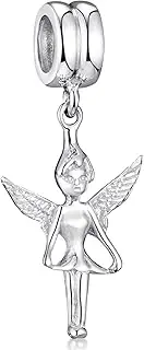 [MATERIA by Matthias Wagner] Charms Pendant Elf 925 Silver Women's Beads for Bracelets 514, Sterling Silver