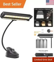 Super Bright Rechargeable Music Stand Light - Dimmable, USB-C, for Grand Piano