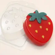 STRAWBERRY MOLD, Soap Mold, Chocolate Making Supplies, Bath Bomb, Cake Decoratn